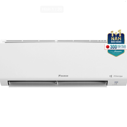Máy lạnh Daikin Inverter 1.5 HP ATKF35YVMV/ARKF35YVMV