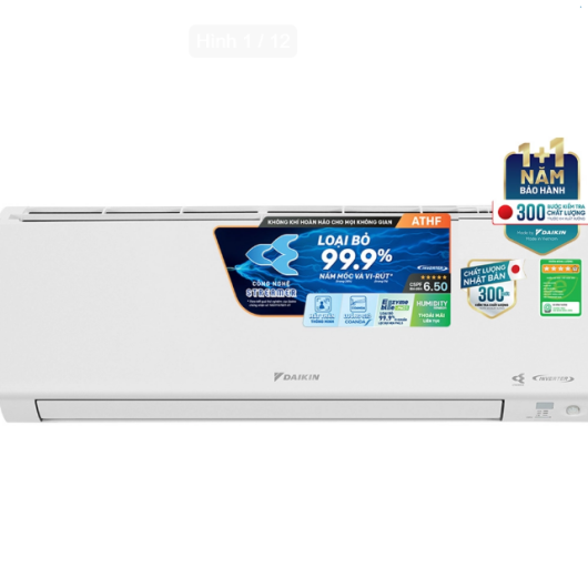 Máy lạnh Daikin Inverter 1.5 HP ATHF35XVMV