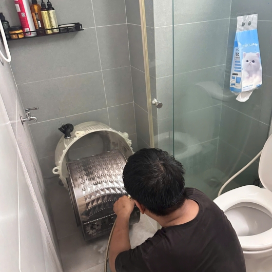 vệ sinh máy giặt tại nhà